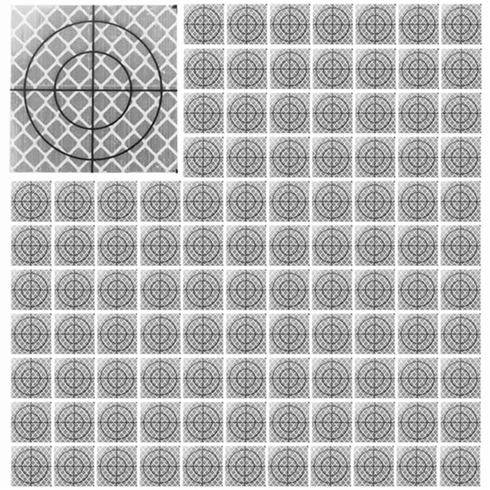 100Pcs Prism Measurement Reflector Sheet Total Station Tunnel Survey 4711434744564