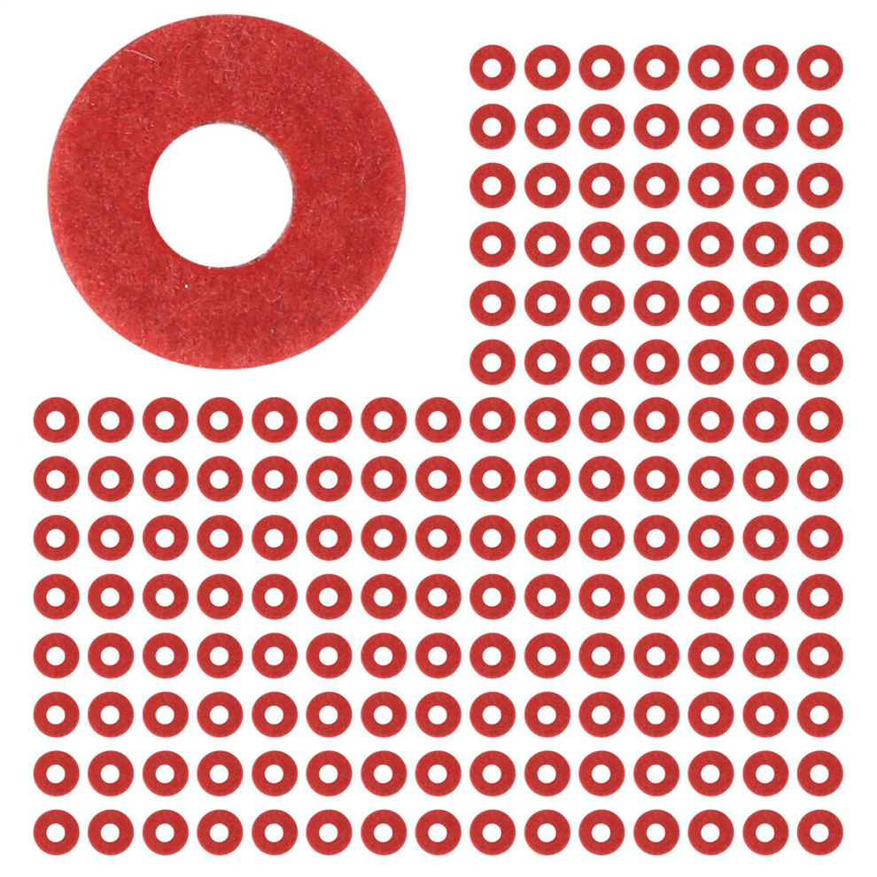 100Pcs Red Motherboard Screw Insulating Fiber Washers 4711434744618