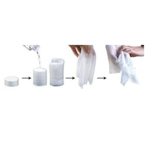 100Pcs Disposable Compressed Towels Tablet Capsules Washcloth 1