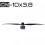 1038 10x3.8 10in Propeller High Efficiency Low Noise 2Blade Propeller 3