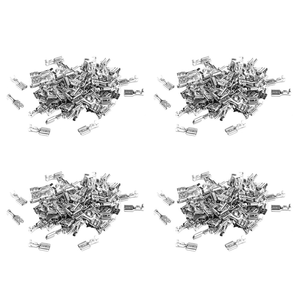 100X6.3mm Uninsulated Female Spade Push On Crimp Terminal 2.5Mmâ² 4711434725686