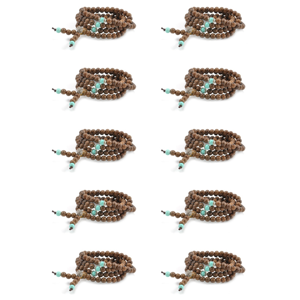 108 Sandalwood Buddhist Buddha Prayer Bead Bracelet Necklace 4711434725976