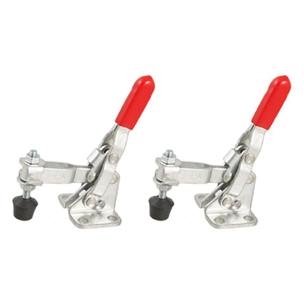 101A 50Kg 110 Lbs Red Straight Handle Vertical Toggle Clamp 4711434745578