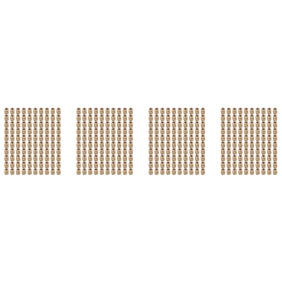 100Pcs Thread Knurled Brass Threaded Embedment Nut For 3D Printer 4711434735104