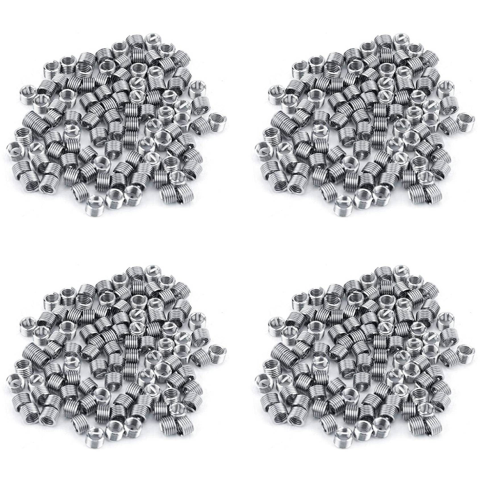 100Pcs Wire Insert Thread, Heli Coil Thread Repair Stainless Steel 4711434725174