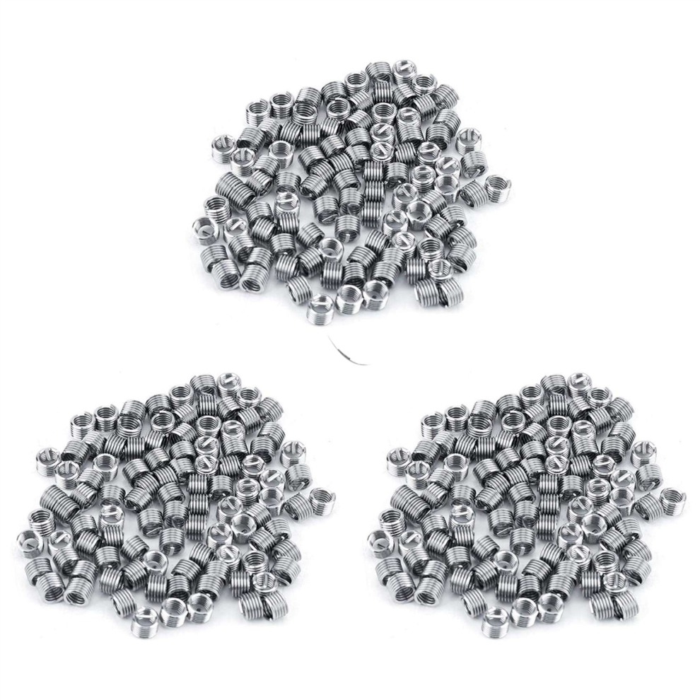 100Pcs Wire Insert Thread, Heli Coil Thread Repair Stainless Steel 4711434735241