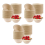 100Pcs Strong Disposable Paper Bowls,350Ml Sugarcane Paper Brown 1