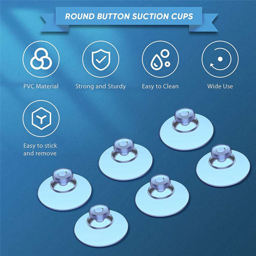 100Pcs Transparent Suction Cups, for Outdoor, Kitchen,Window 20Mm 1