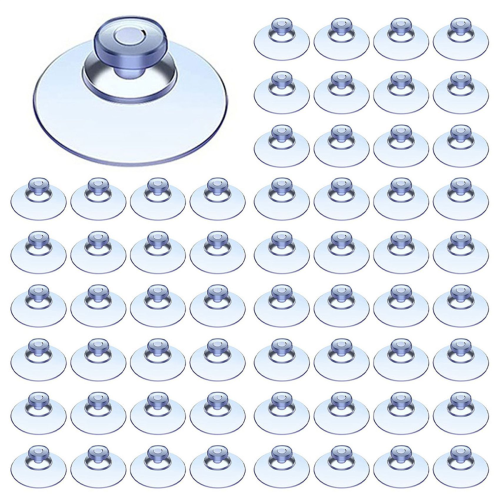 100Pcs Transparent Suction Cups, for Outdoor, Kitchen,Window 20Mm