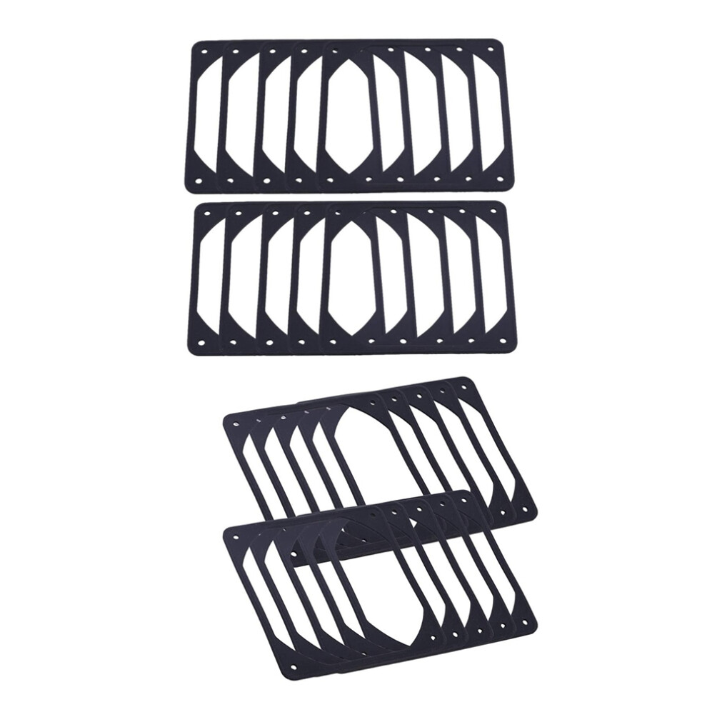 10Pcs 120Mm Anti-Vibration Silicon Fan Gasket Noise Reducing 4713408183133