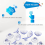100Pcs Transparent Suction Cups, for Outdoor, Kitchen,Window 20Mm 3