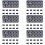 10Pcs 14mm Square Straight Carbide Cutter Insert with M610mm Screws 1