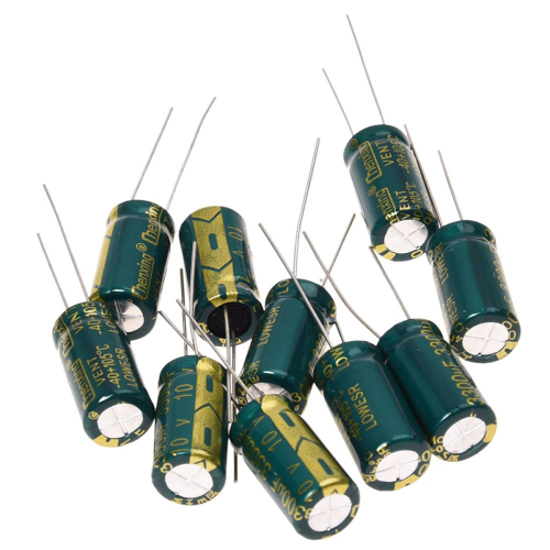 10Pcs 10V 3300UF Motherboard Electrolytic Capacitor Radial 1