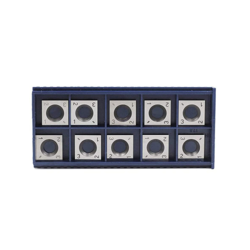 10Pcs 14mm Square Straight Carbide Cutter Insert with M610mm Screws 1