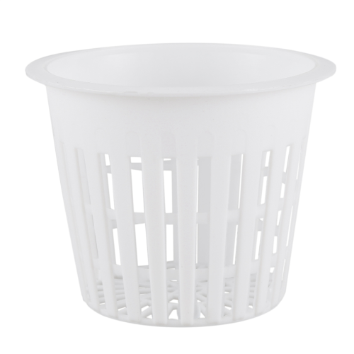 10pcs 3 inch Mesh Pot Net Planting Basket Hydroponic white 1
