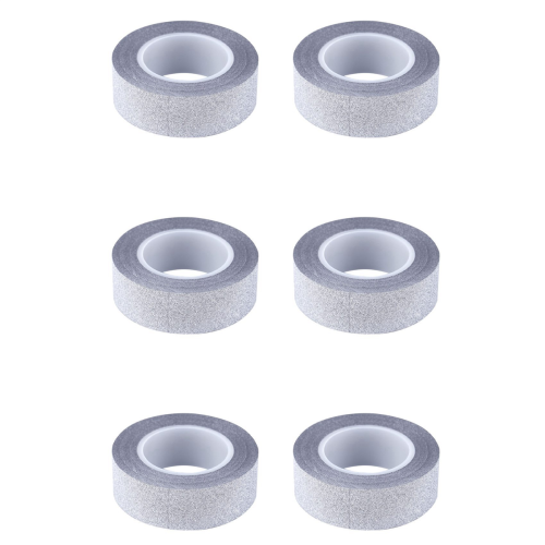 10M Glitter Tape Stick Self Adhesive Decorative Paper DIY silver