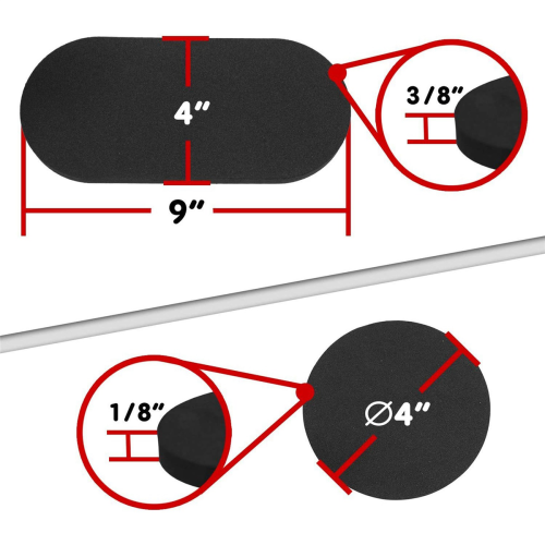 10Pack Bass Drum Patch,Pedal Patches and Drum Pads, 1
