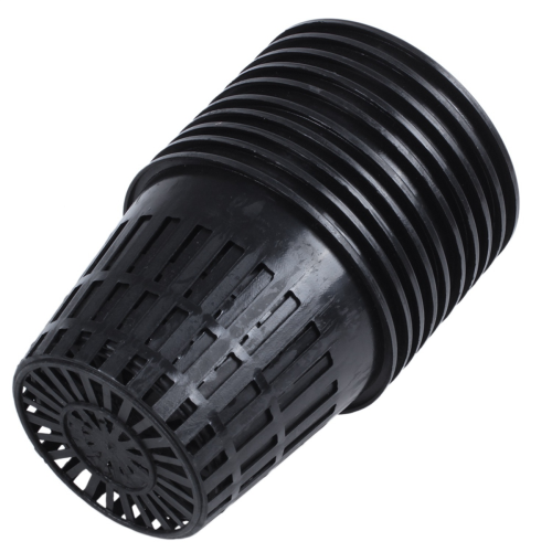 10pcs 3 inch Mesh Pot Net Planting Basket Hydroponic Black 1