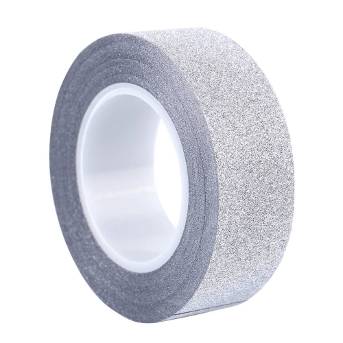 10M Glitter Tape Stick Self Adhesive Decorative Paper DIY silver 1