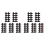 10Pack for IR-40T MP-12D Printer Ribbons for ,-100TM,-150TM 1