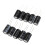 10Pcs black 2200uF 25V Aluminum Electrolytic Capacitors 2