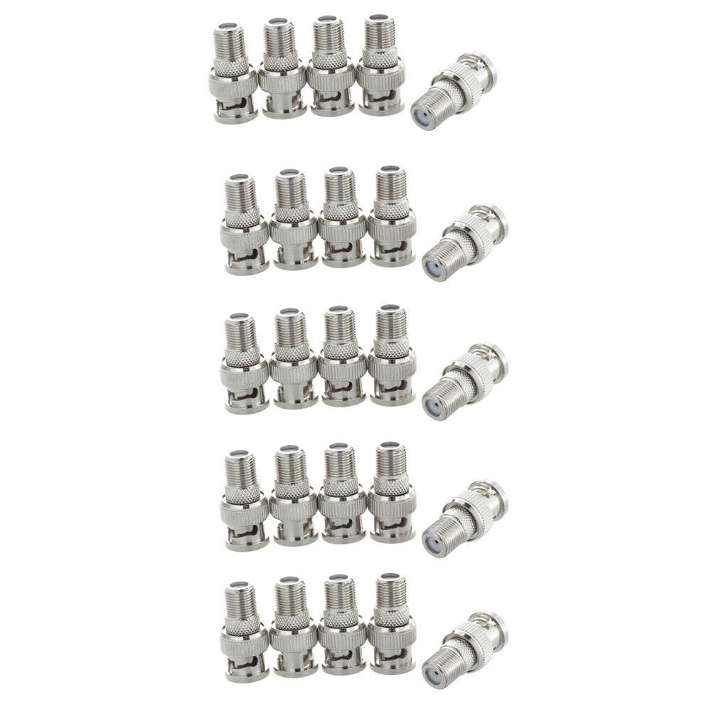 10Pcs Bnc Male Plug To F Female Jack Adapter Coax Coupler Cctv Camera 4711434737641