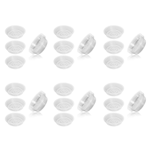 10Pcs 8Inch Clear Plant Saucer Plastic Drip Trays for Plants