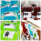 10Pcs 400ML Transparent Drink Bag with 10x Stickers Decorations 7