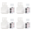 10Pcs 400ML Transparent Drink Bag with 10x Stickers Decorations 1