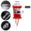 10Pcs 400ML Transparent Drink Bag with 10x Stickers Decorations 4
