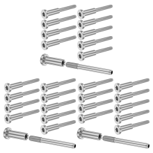 10Pcs Cable Railing Kit, Swage Stud End for Cable Railing