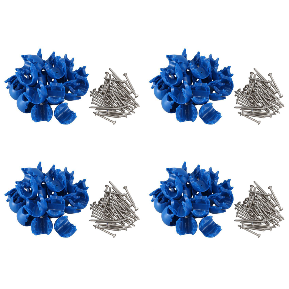 10Pcs Climbing Rope Net Plastic Connector Net Buckle Climbing Blue 4713408185106