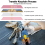 10Pcs Leather Keychain Sublimation Heat Transfer Keychain Kit 3