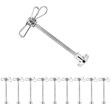 10 supports pour spirales anti-moustiques, longueur 6 cm