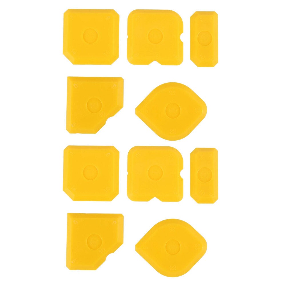 10Pcs Scraper Tool Remover Silicone Joint Filler Smoothing Spatula 4713408172335