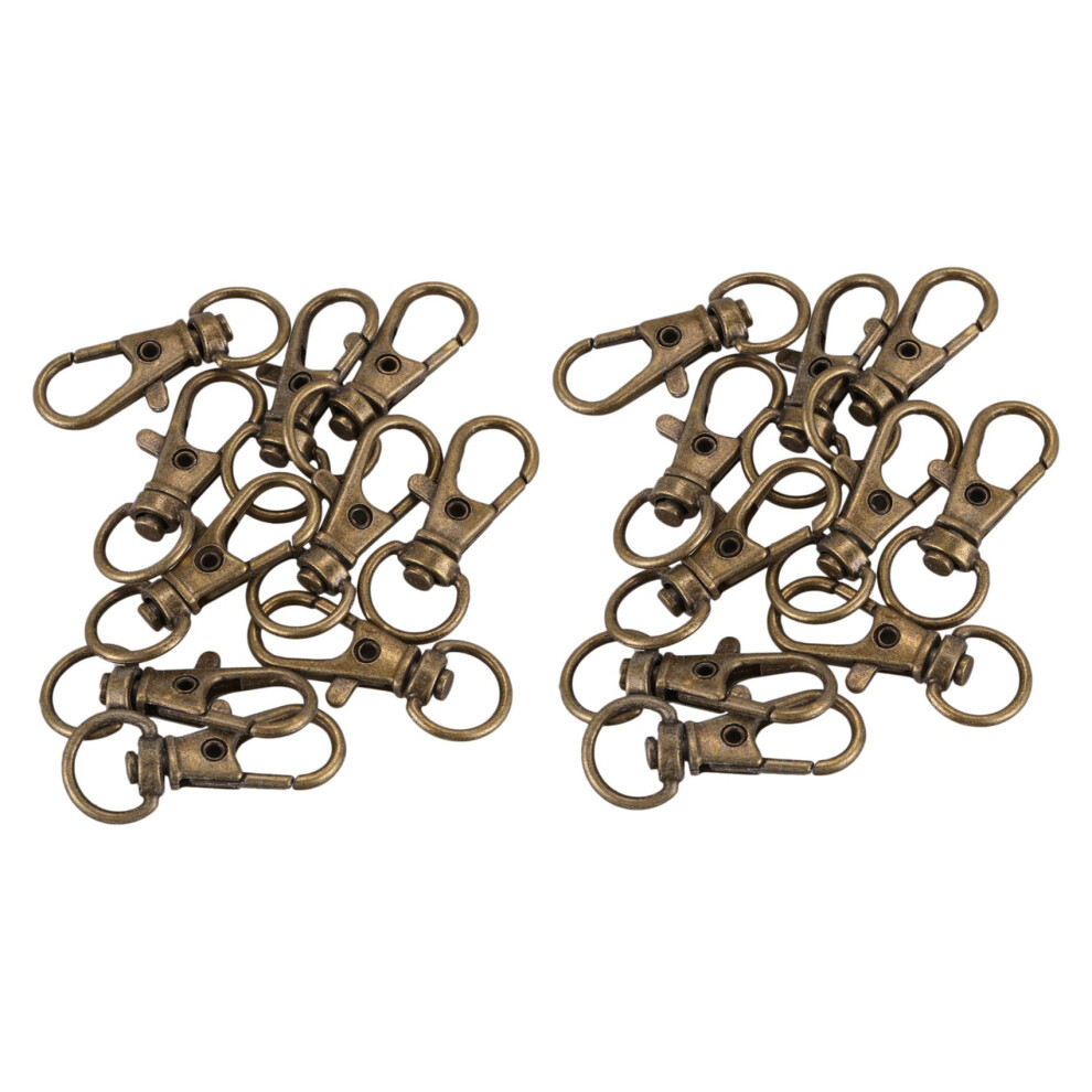 10Pcs Metal Clasp Swivel Trigger Clips Snap Hooks Copper 4713408168253