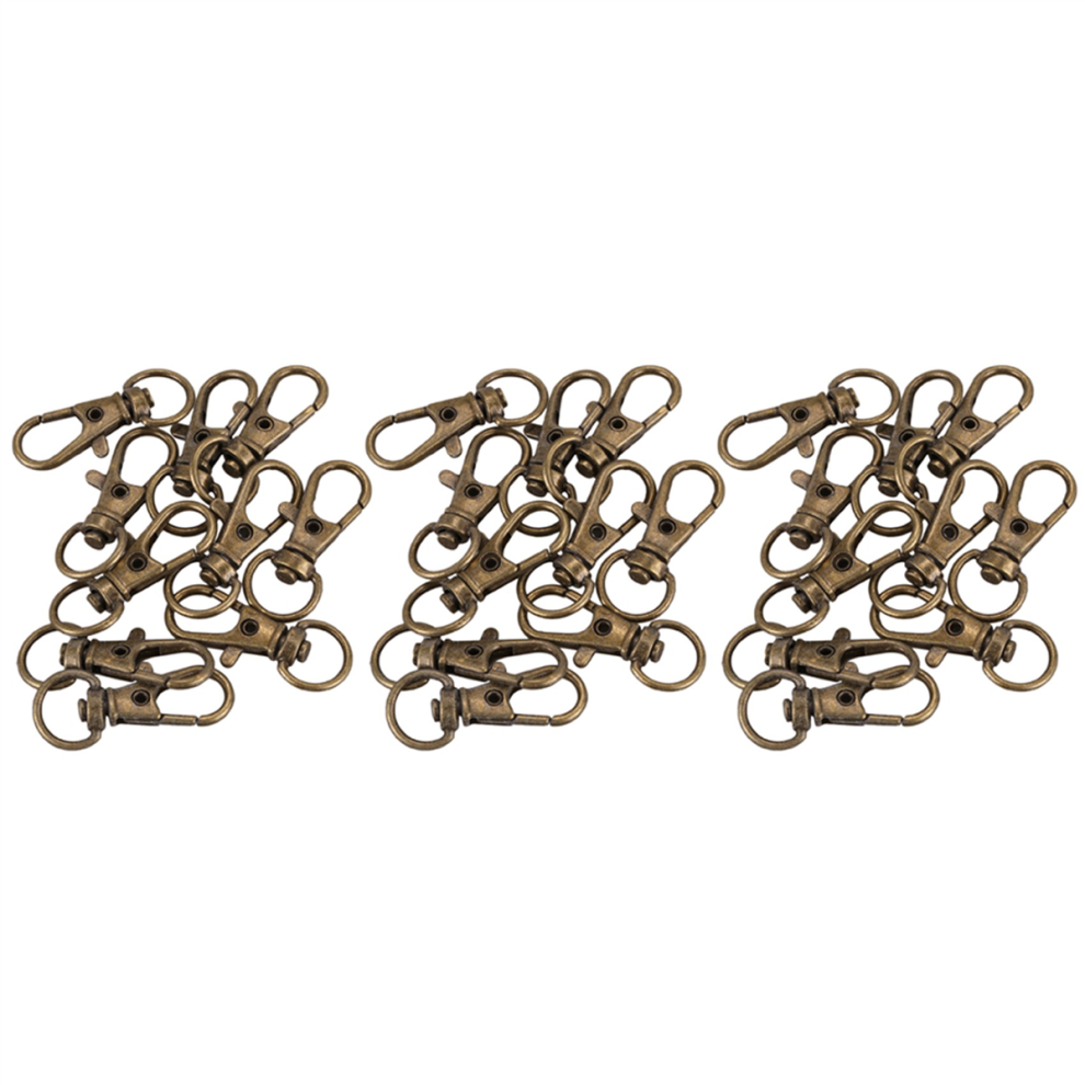 10Pcs Metal Clasp Swivel Trigger Clips Snap Hooks Copper 4713408168239