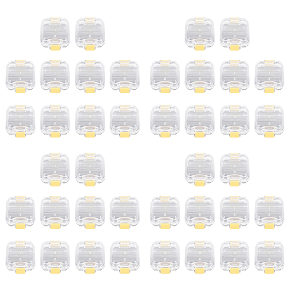 10Pcs Plastic Denture Tooth Box