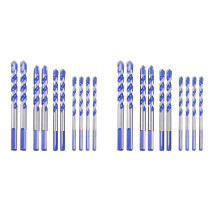 10Pcs Tungsten Carbide Masonry Drill Bit Set for Metal Steel Ceramic