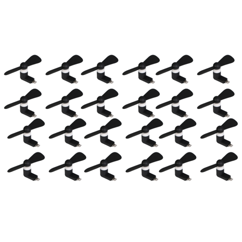 Lot de 10 mini ventilateurs USB pour téléphones portables