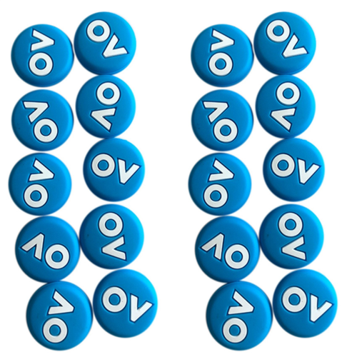 10Pcs Tennis Racket Vibration Dampeners Silicone Anti-Vibration