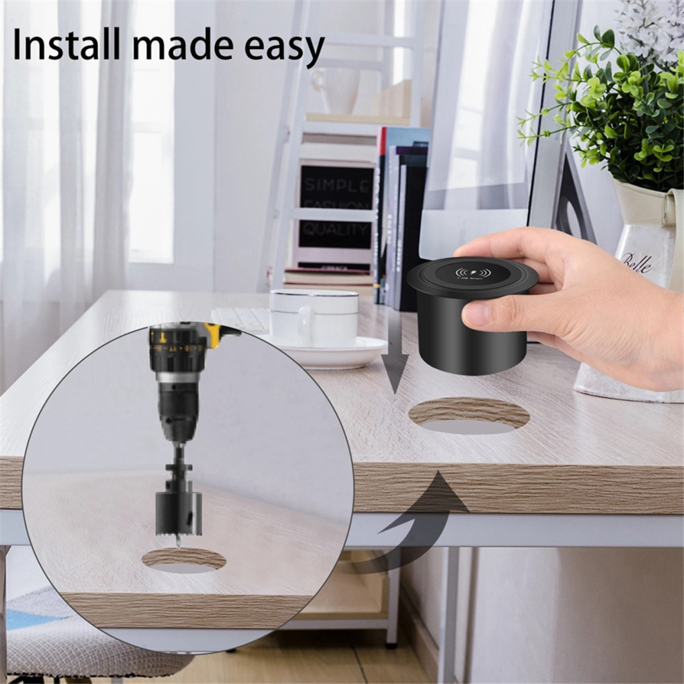 10W -Up Desktop Embedded Fast Wireless Charger 4713408197499