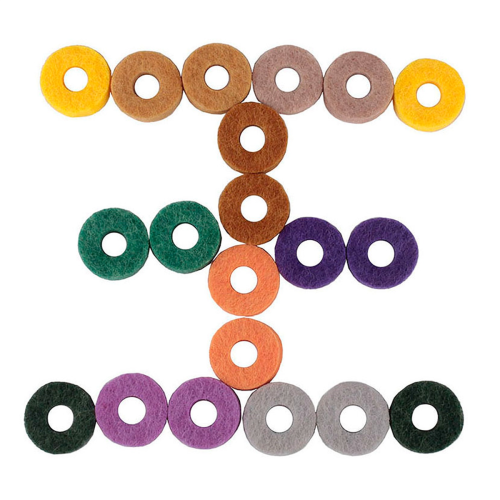 10Pcs/ Pack Cymbal Stand Felt Washer Pad Replacement Round Soft 2