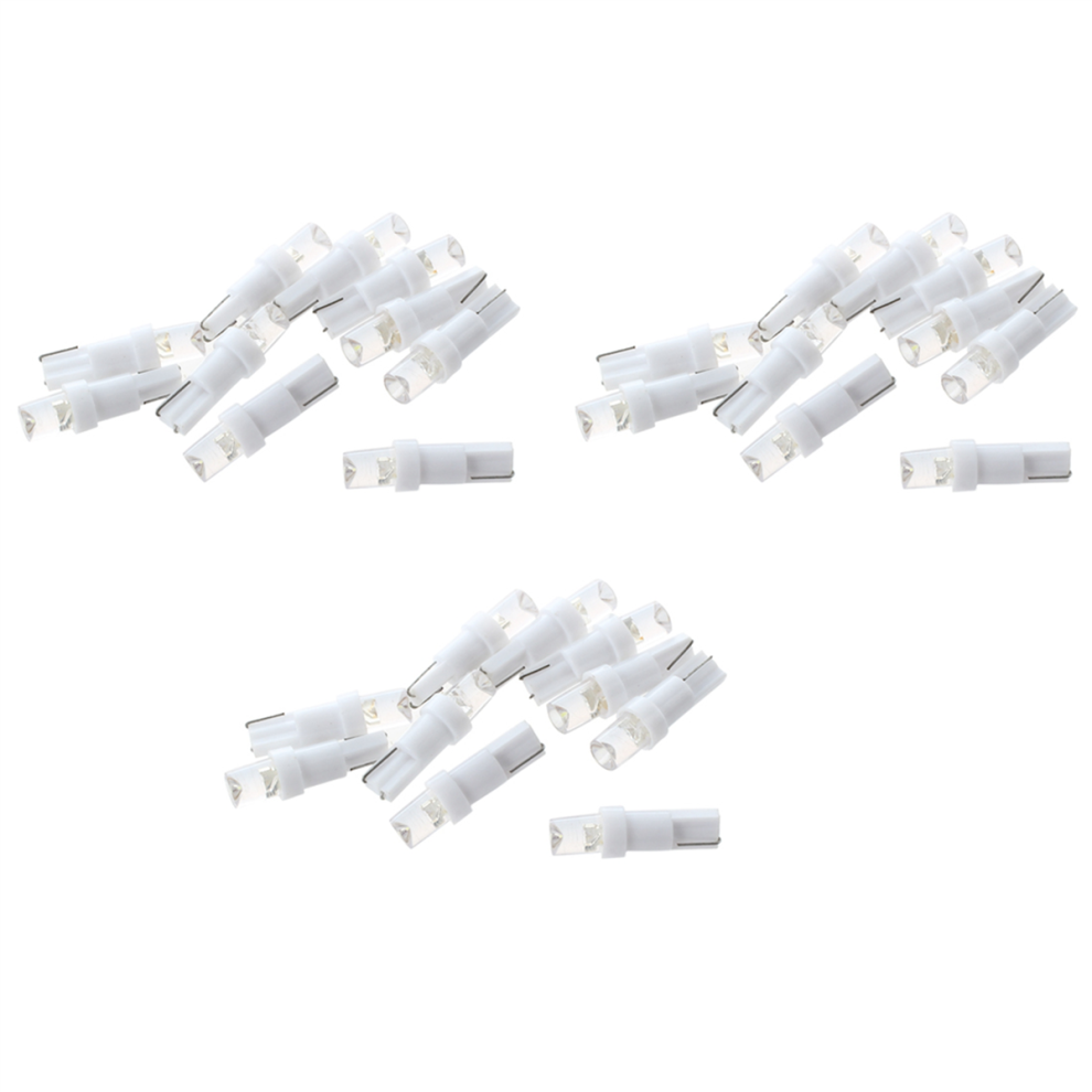 10X T5 W1.2w W3w 1 Smd Dashboard Led Car Interior Lights12v White 4713408101304