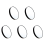 10X Makeup Mirror Magnifying Mirror Round Mirror Ten Times black 1