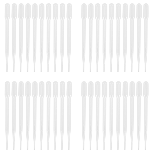 10x Disposable Plastic Eye Dropper Set Transfer Graduated Pipettes