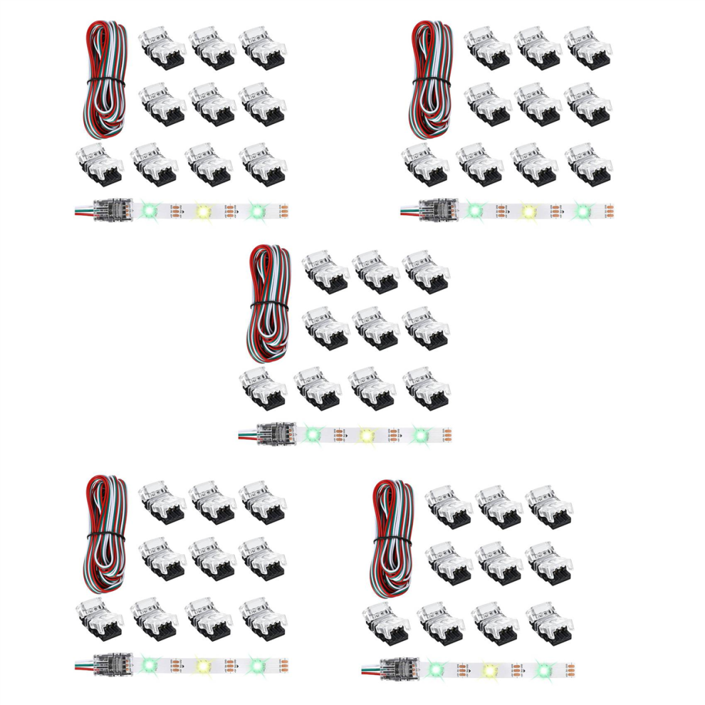 11 Pieces Tunable 3 Pin Led Strip Connectors 10Mm Terminal For Ws2811 4713408102219