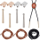 11 embouts de rechange pour cravates, kit de fabrication de cravates bolo colorées 1