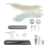 Kit de chaîne de distribution pour moteur de voiture Mini (réf. 11318618318) 1