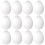 12 Pack 3 Inch Easter Foam Egg White Egg Craft Ball 2